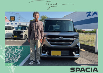 Y様スペーシアカスタム納車☆彡